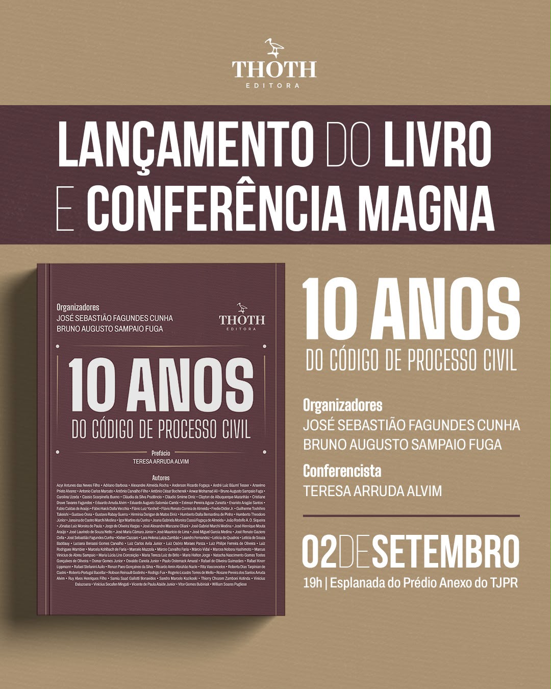 Congresso reúne magistrados e advogados para debater os 10 anos do Código de Processo Civil