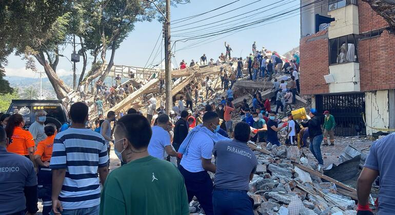 ONU na Colômbia une-se a autoridades no socorro a vítimas do terremoto