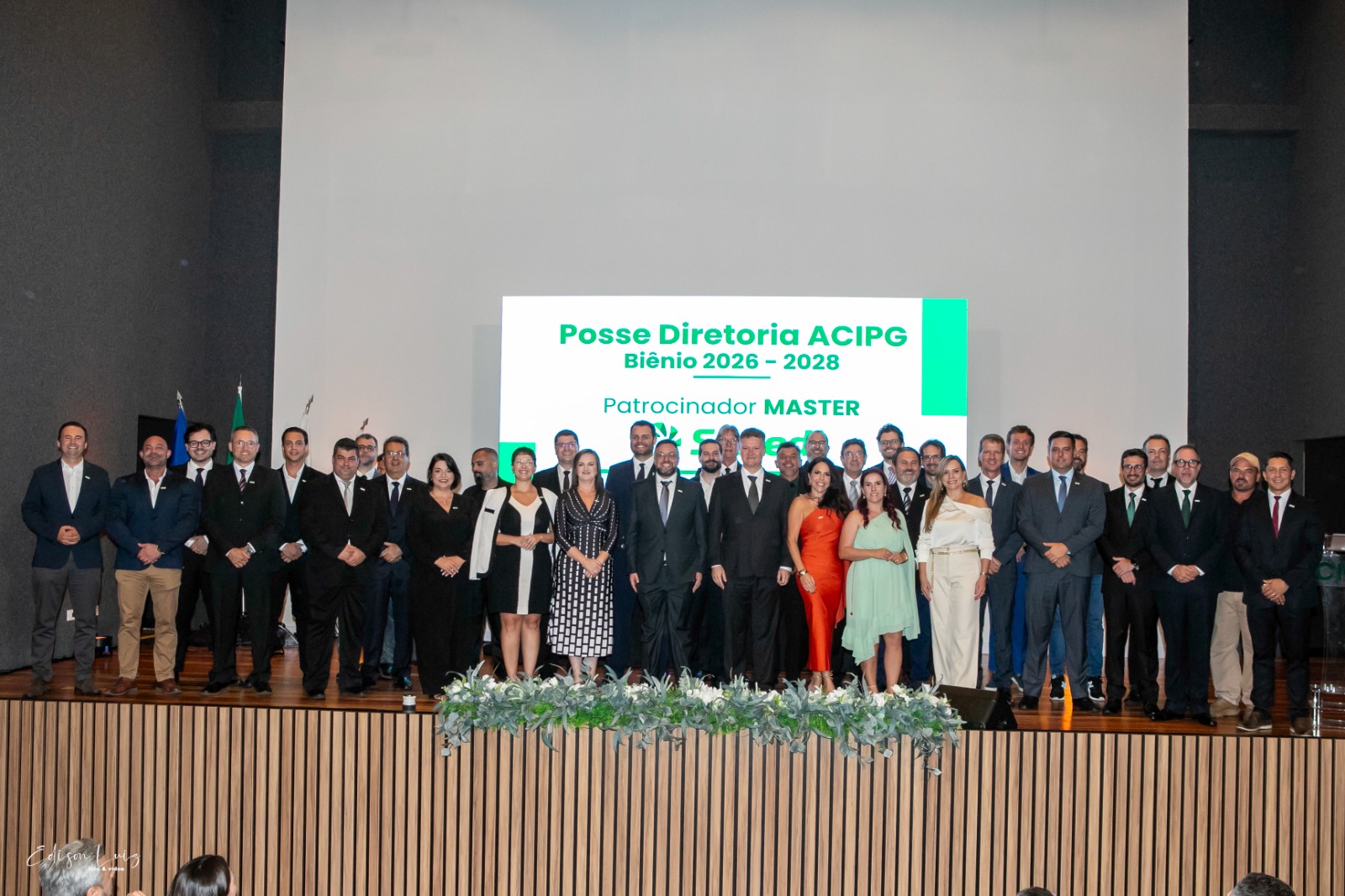 Leonardo Puppi Bernardi toma posse como novo presidente da ACIPG
