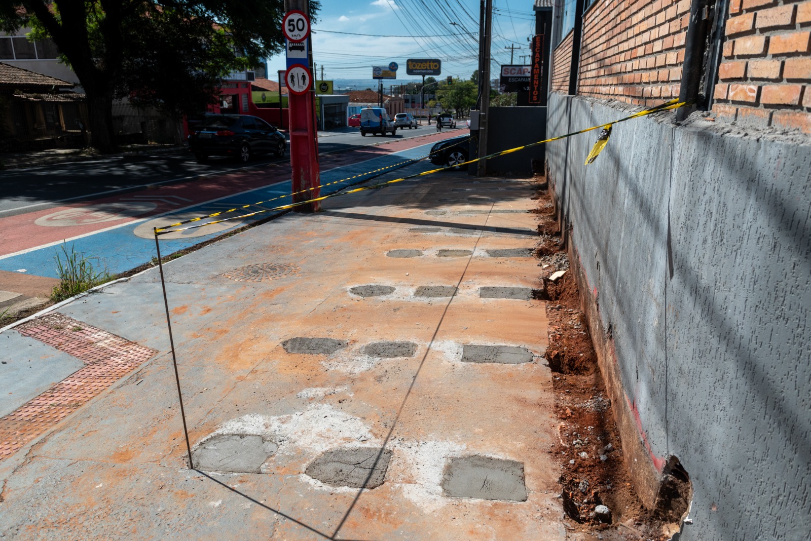 IPLAN intensifica fiscalização sobre imóveis sem calçadas ou irregulares