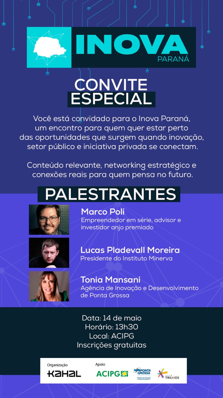 Inova Paraná acontece nesta semana na ACIPG