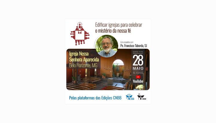 Live da CNBB reflete a arquitetura litúrgica da Igreja Nossa Senhora Aparecida, em Belo Horizonte