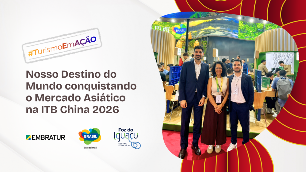 Foz do Iguaçu participa da ITB China, em Xangai; país é o principal emissor asiático ao destino