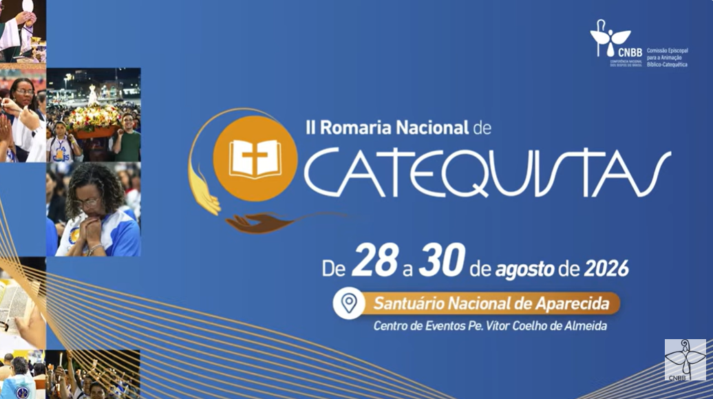 Em live, Comissão para a Animação Bíblico-Catequética lança hino e programação da II Romaria Nacional de Catequistas  