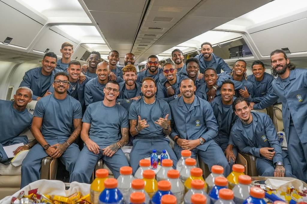 Seleção Brasileira embarca para a Copa 2026 em busca do hexacampeonato