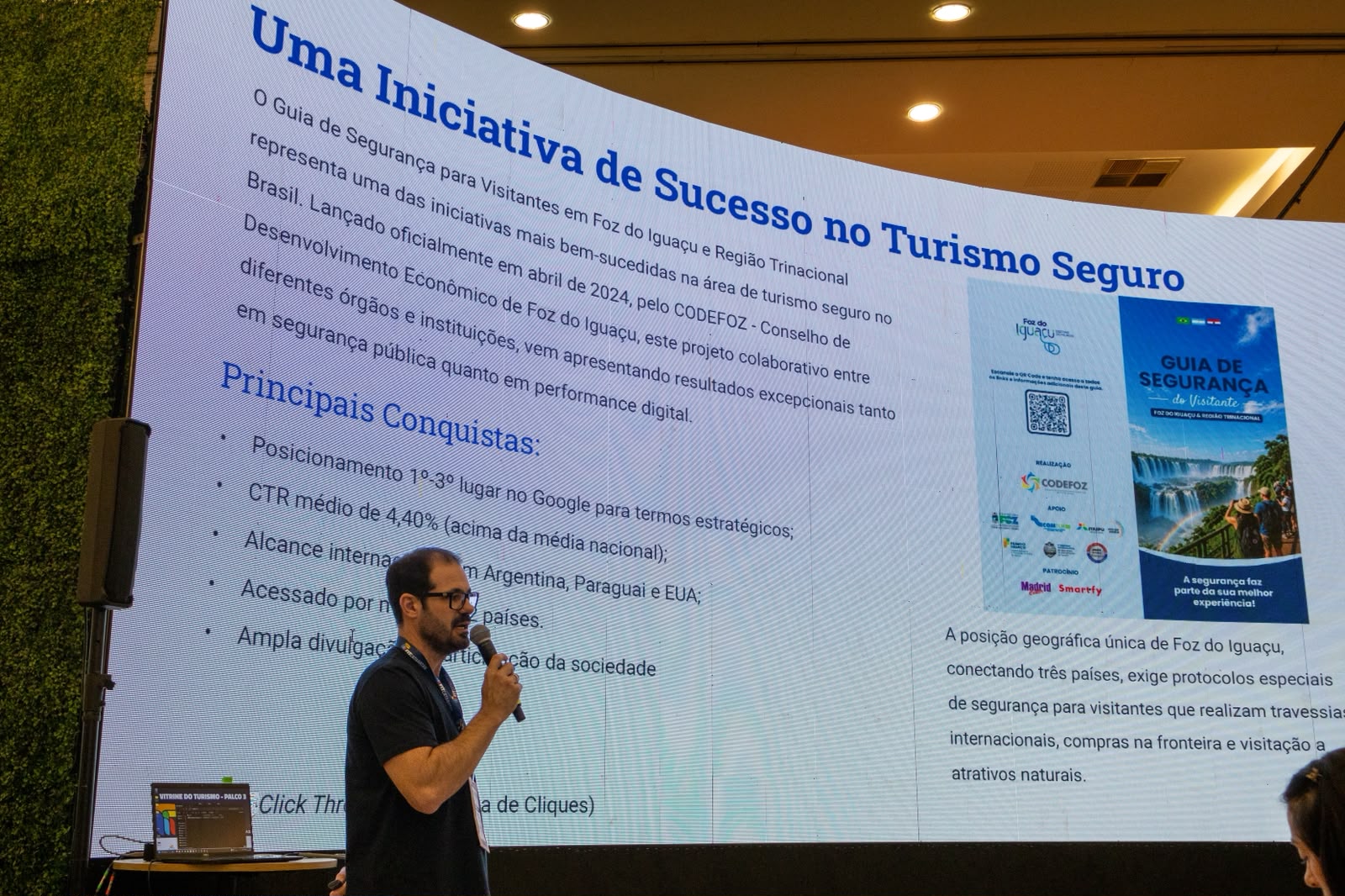 Secretaria de Turismo apresenta estratégias de promoção do Destino Iguaçu a agentes de viagens n FIT Cataratas