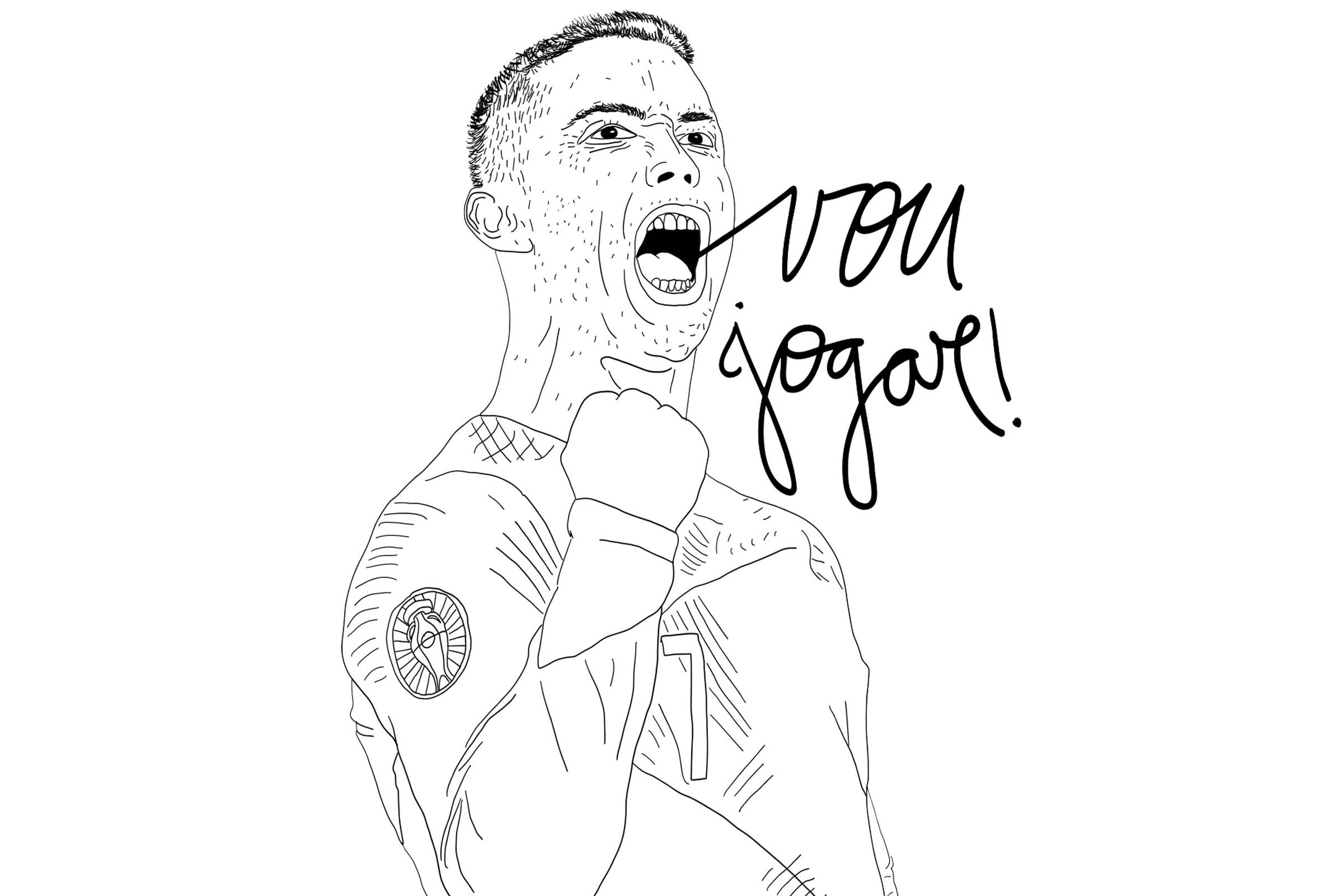 Cristiano Ronaldo e a gramática