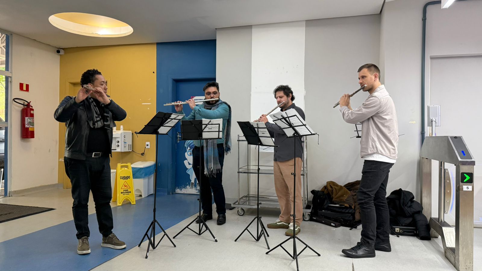 Música e acolhimento: Conservatório leva apresentações a hospitais de Ponta Grossa