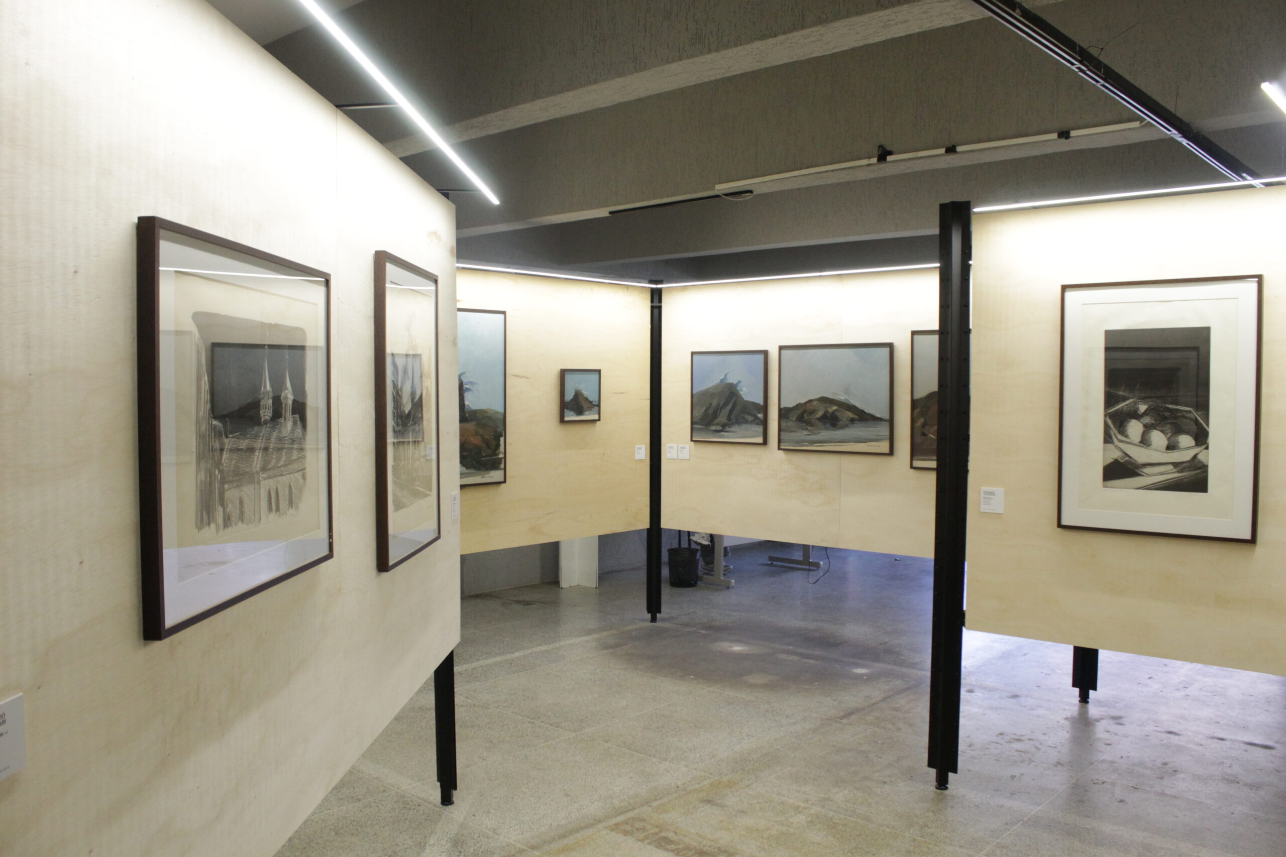 Exposição de Calderari segue até novembro no Museu Satélite